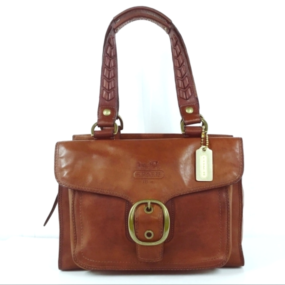 RARE!Coach Bleeker Sad Leather Shoulder Excellent!